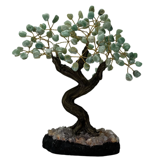 Groene kwarts boom 30 cm