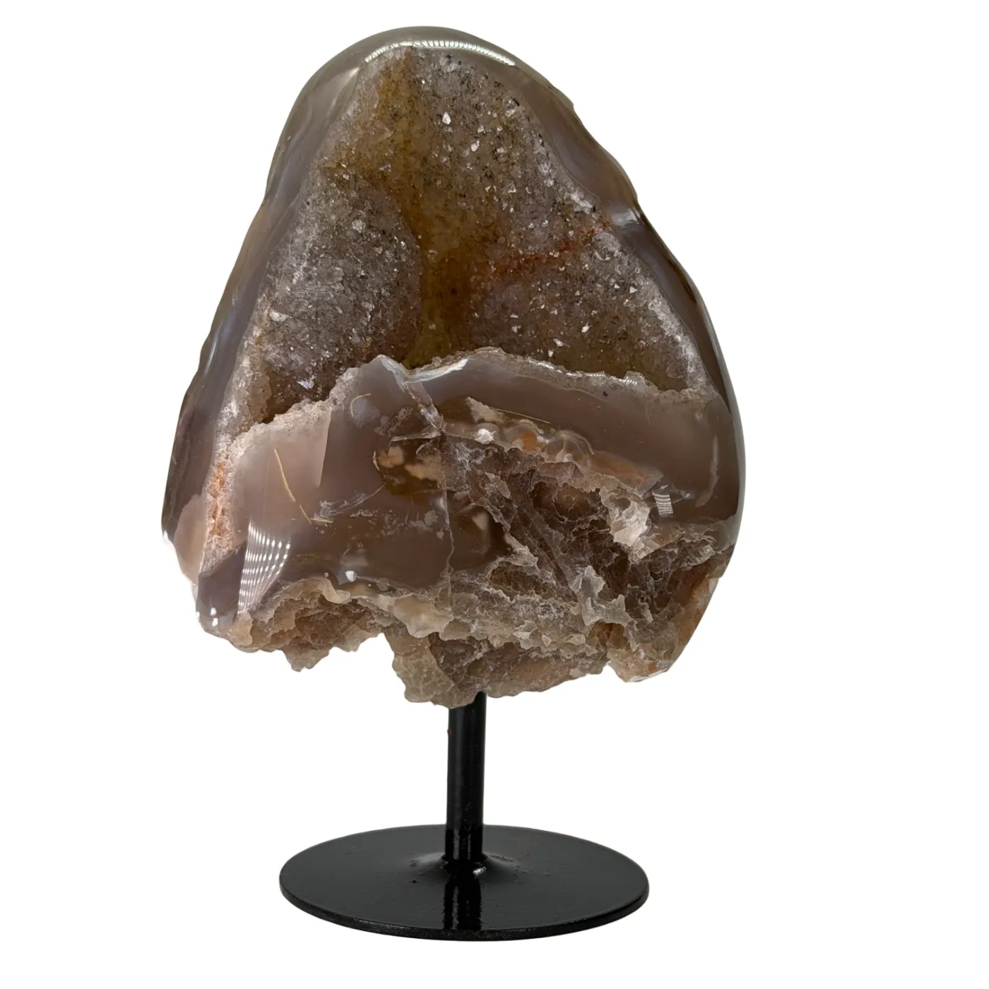 Kleine rots agaat op standaard – Brazilië