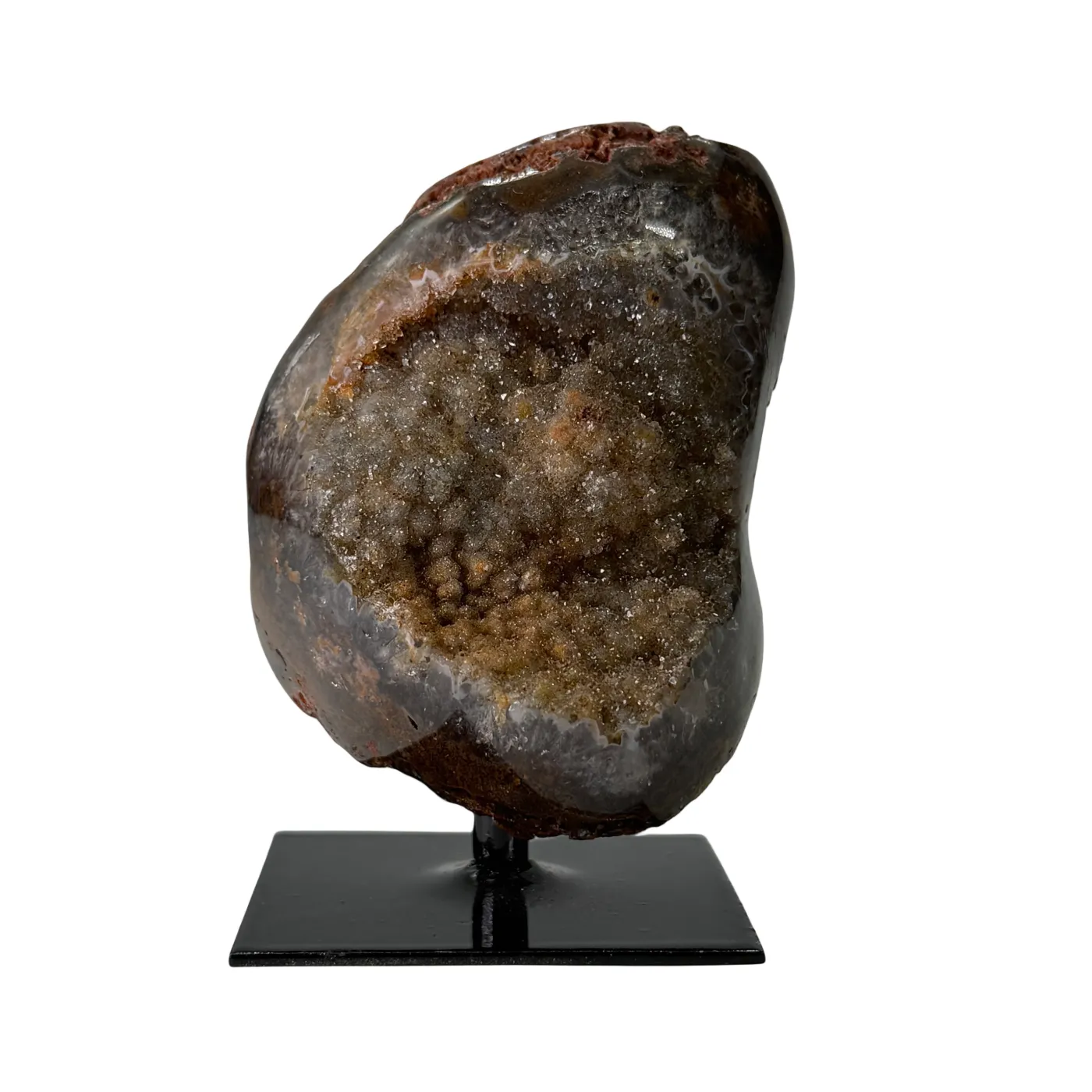 Kleine rots agaat op standaard – Brazilië