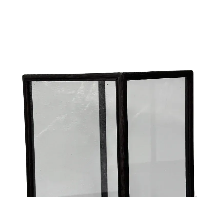 Vierkant Stolp - Glazen Vitrine - 17x17x35 cm