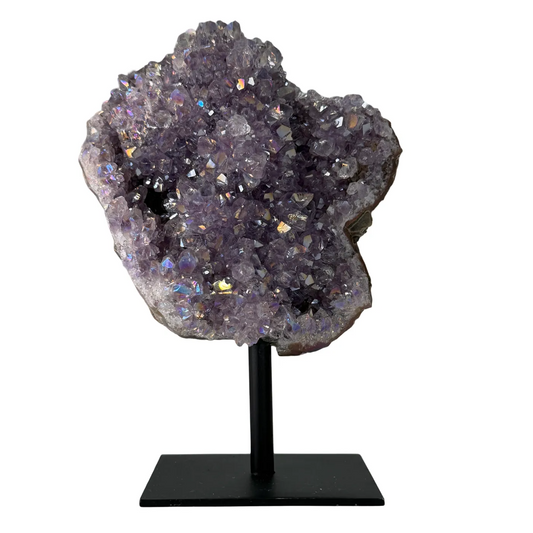 Angel Aura kwarts op voet