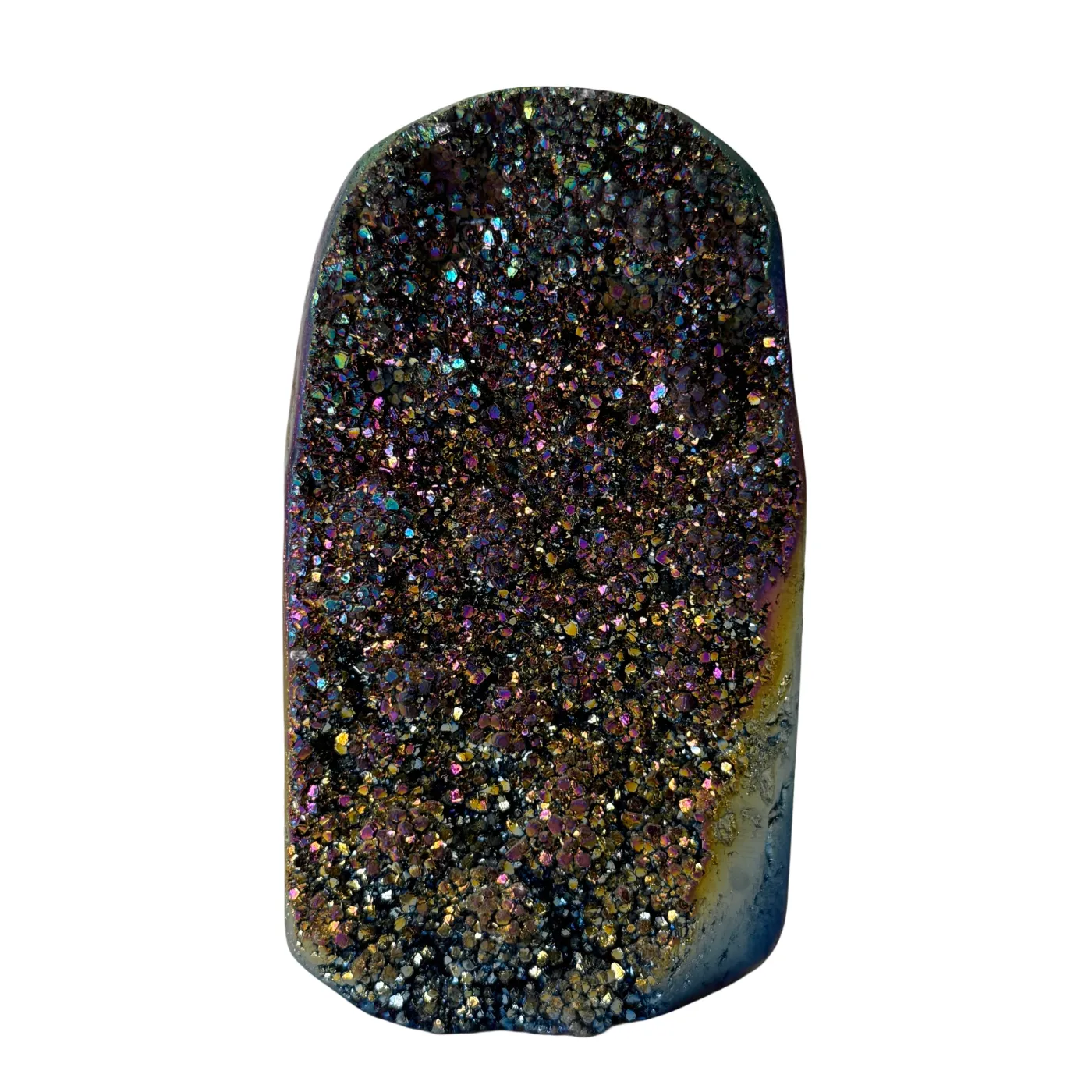 Kleine titanium rainbow kwarts
