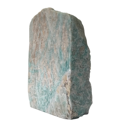Amazoniet Cut Base uit Brazilië – Gepolijst & Ruw Edelsteen Decoratie - 2,8 kg