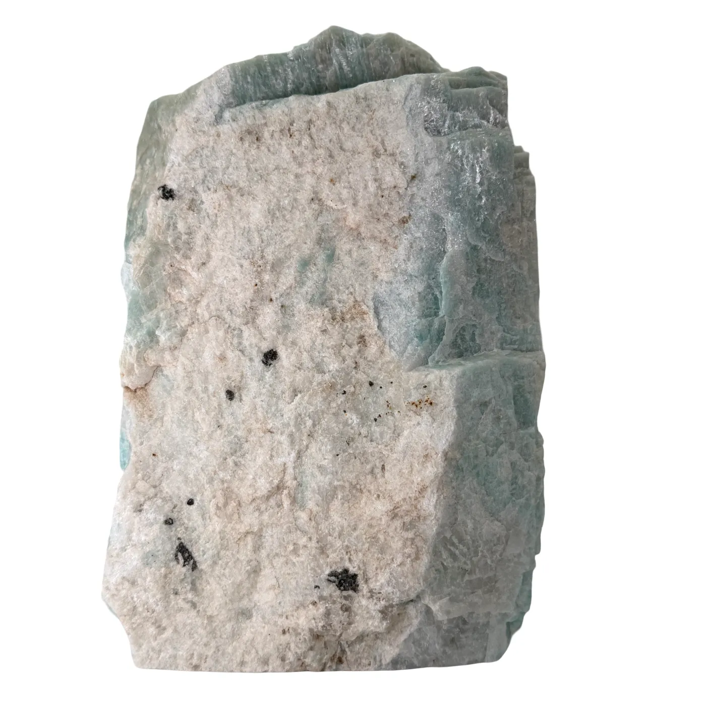 Amazoniet Cut Base uit Brazilië – Gepolijst & Ruw Edelsteen Decoratie - 2,8 kg