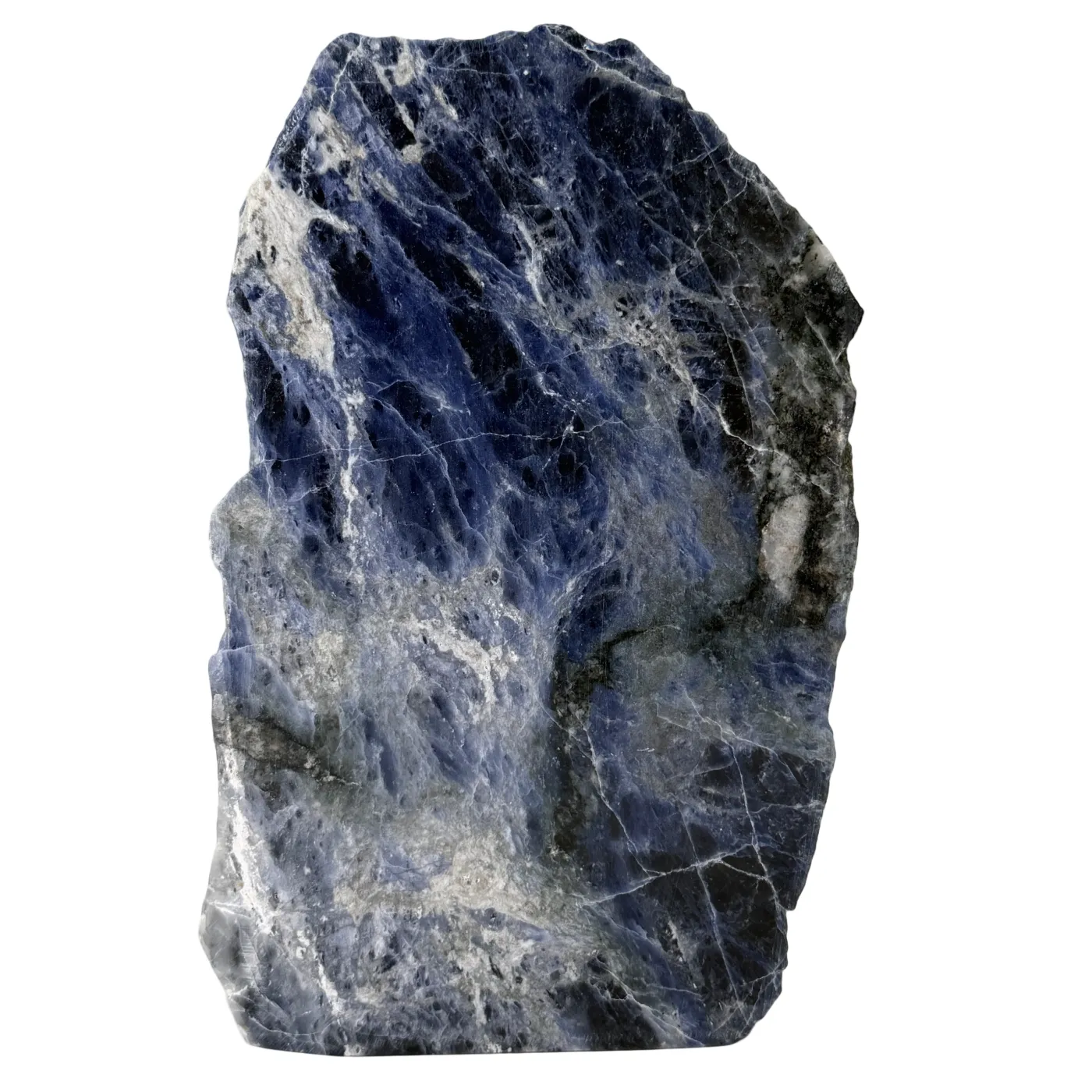 Sodalite - rough and polished - cut base - 16 cm #4
