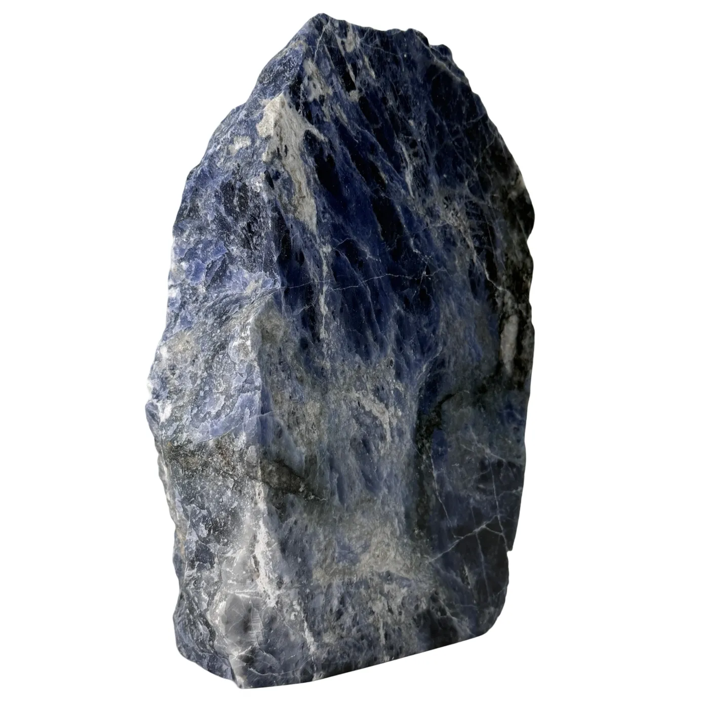 Sodalite - rough and polished - cut base - 16 cm #4