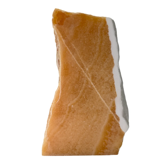 Oranje Calciet Cut Base – Gepolijst & Ruw Edelsteen Decoratie - 2,6 kg