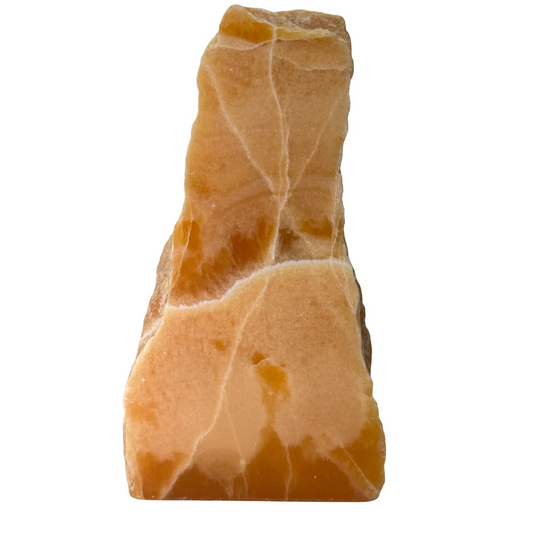 Oranje Calciet Cut Base – Gepolijst & Ruw Edelsteen Decoratie - 2,9 kg