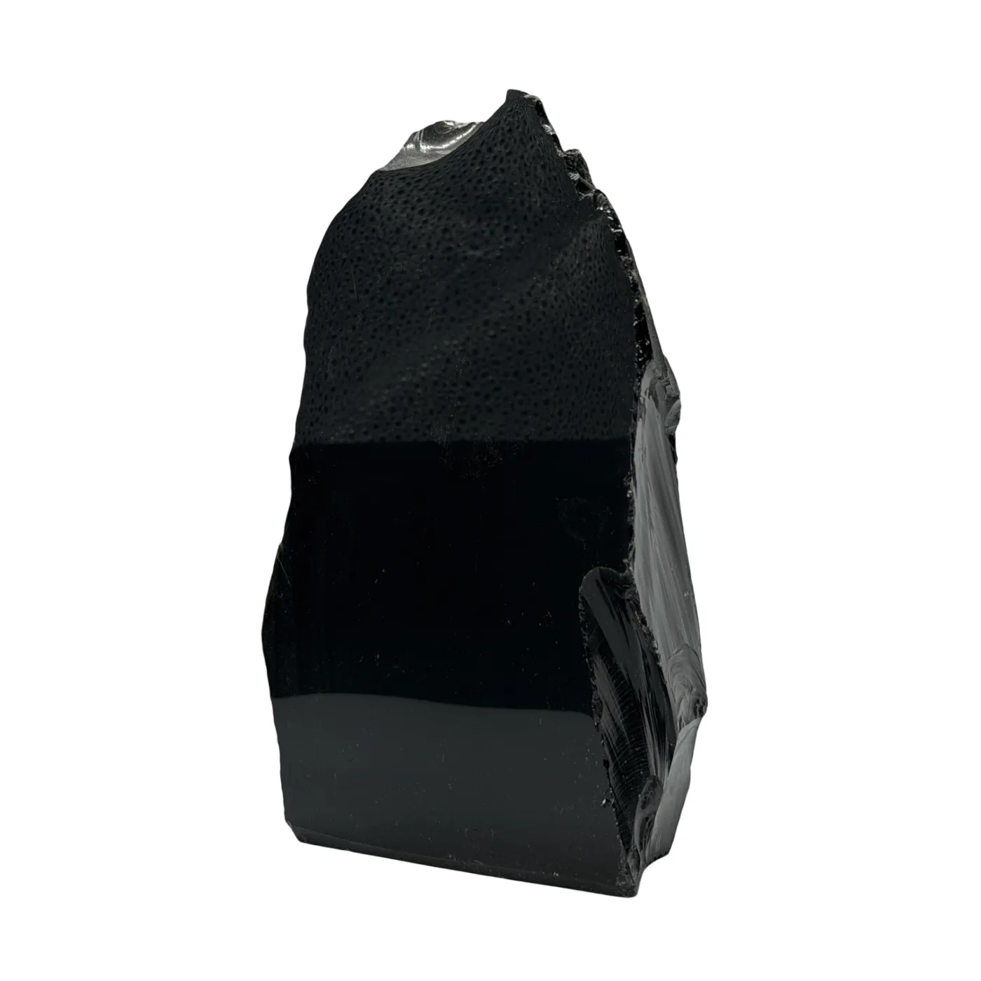 Zwarte Obsidiaan Cut Base – Gepolijst & Ruw Edelsteen Decoratie 2,3 kg