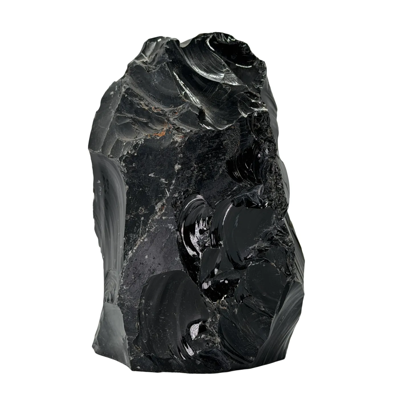 Zwarte Obsidiaan Cut Base – Gepolijst & Ruw Edelsteen Decoratie 2,3 kg