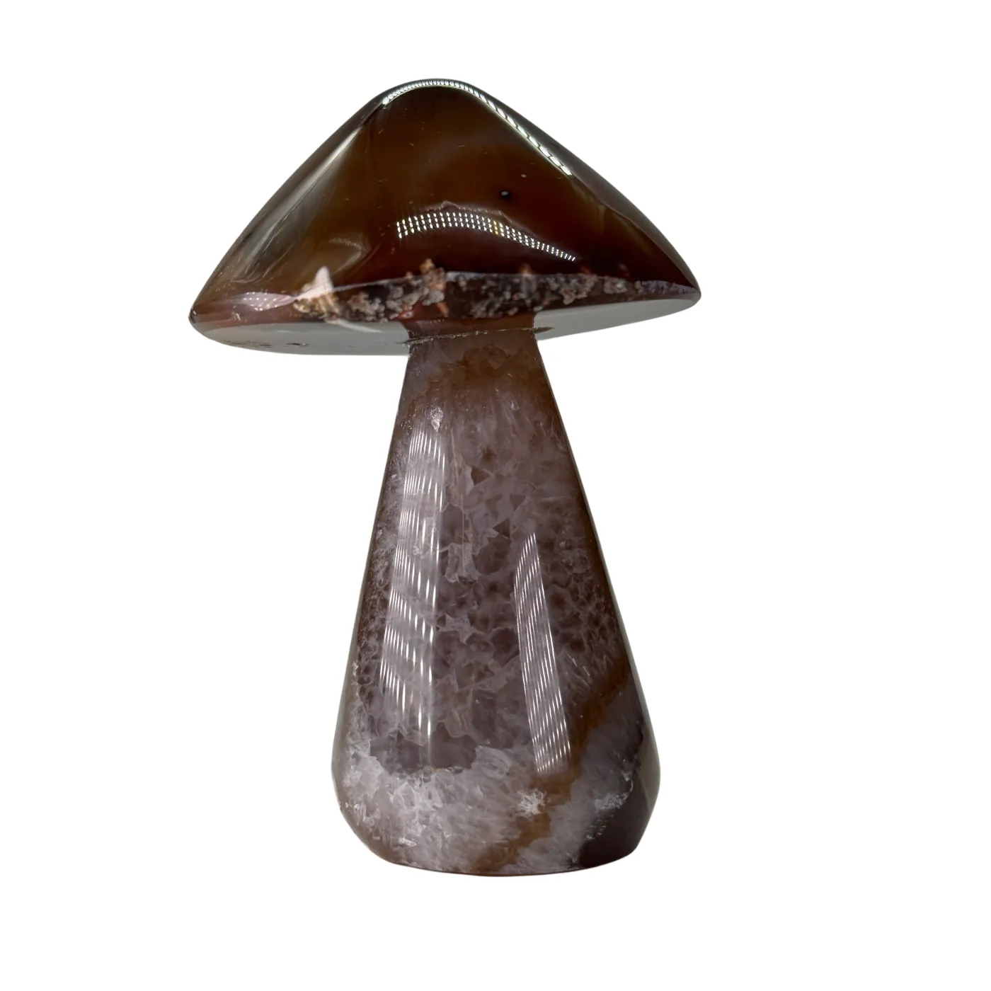 Champignon d'agate n°2 - agate de haute qualité