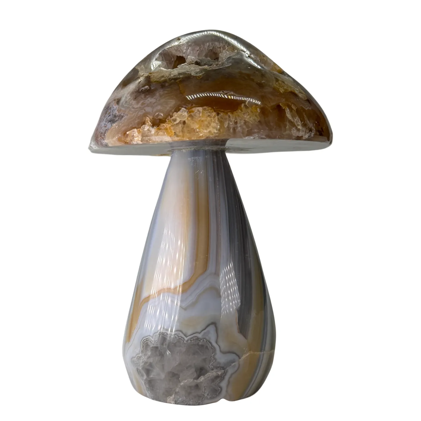 Champignon d'agate n°2 - agate de haute qualité