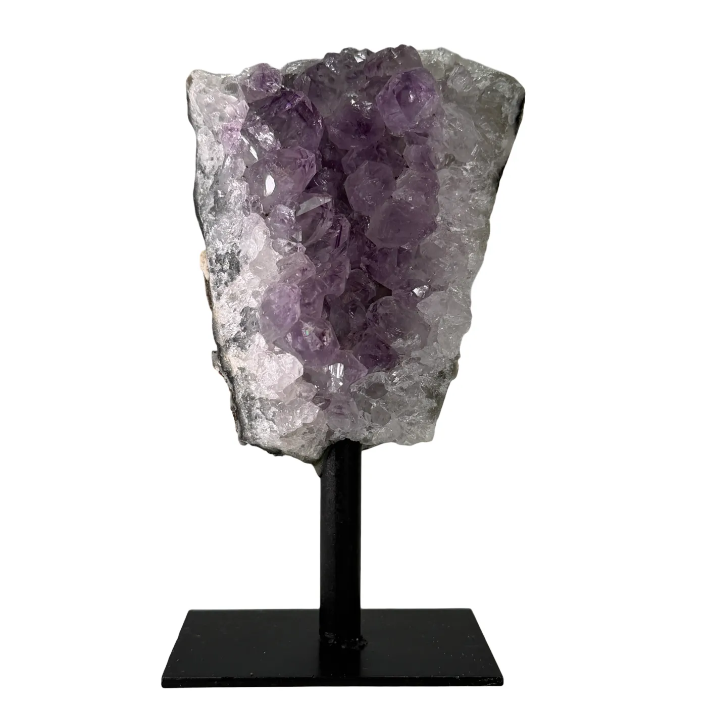 Amethist Cluster op Standaard – Brazilië – 14 cm