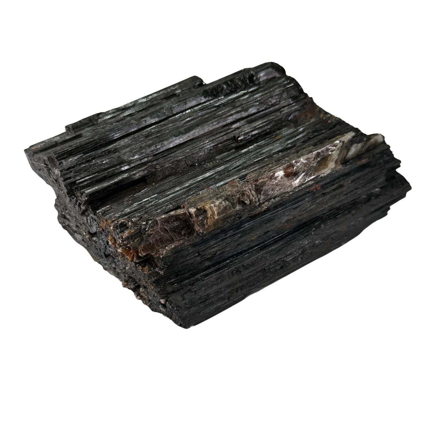 Ruwe Zwarte Toermalijn uit Brazilië