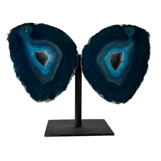 Agaat Geode Set met Druzy