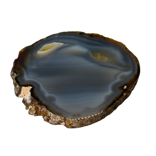 Agaat Schijf uit Brazilië – Dubbelzijdig Gepolijst