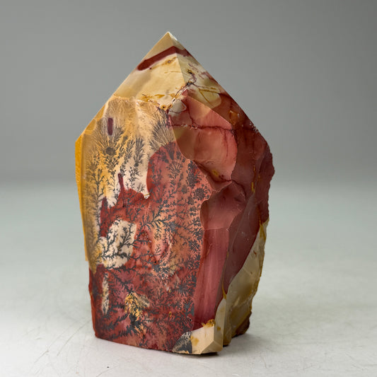 Gepolijste Mookaiet punt – Ruw & Gepolijst