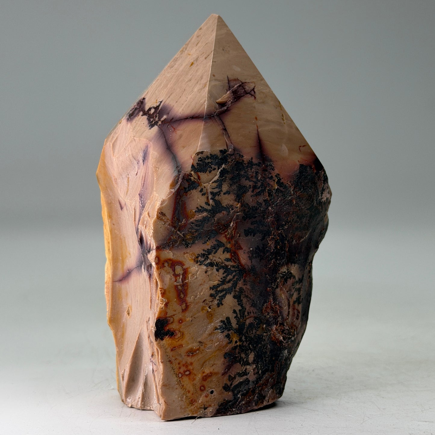 Gepolijste Mookaiet punt – Ruw & Gepolijst