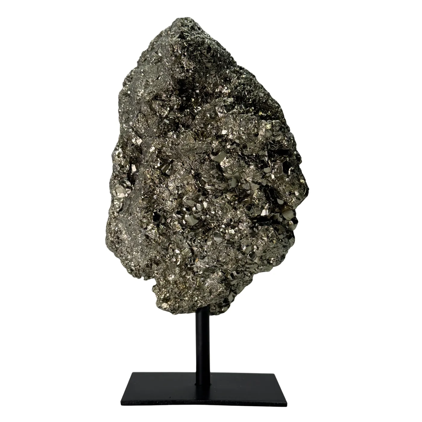 Pyriet op standaard – natuurlijke steen uit Brazilië - 15 cm