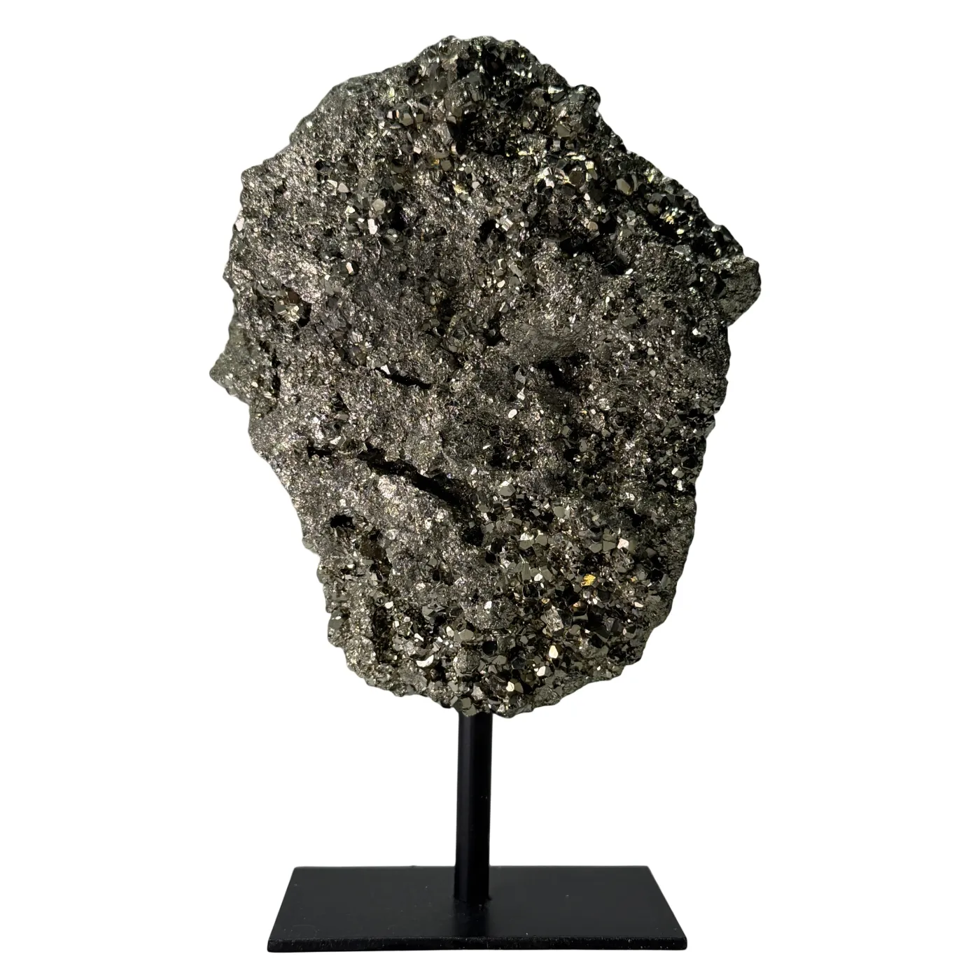 Pyriet op standaard – natuurlijke steen uit Brazilië - 15 cm