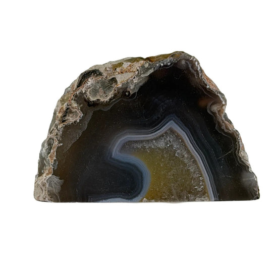 Agaat Geode Cut Base – Brazilië #18