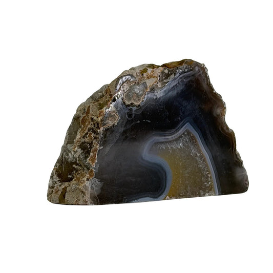 Agaat Geode Cut Base – Brazilië #18