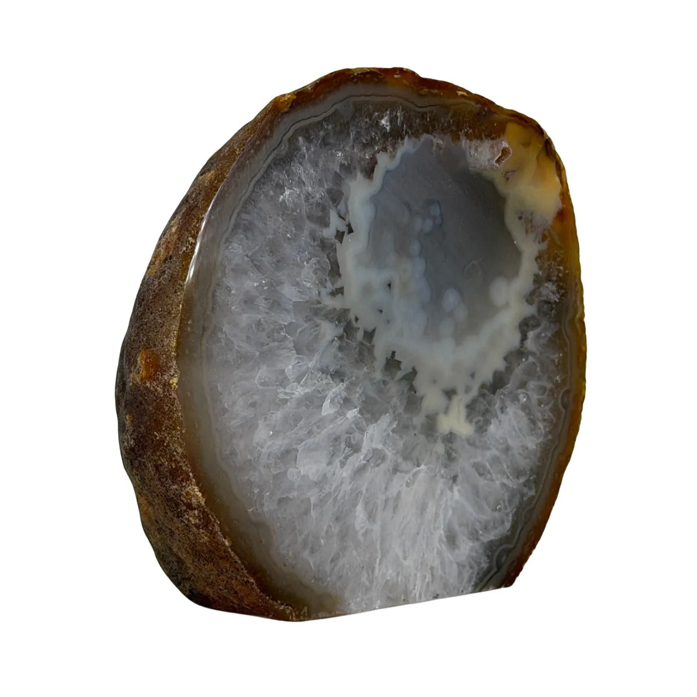 Agaat Geode Cut Base – Brazilië #20