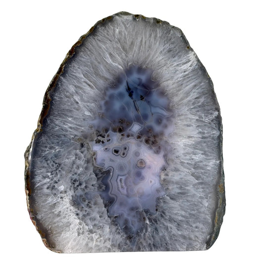 Agaat Geode Cut Base – Brazilië #23