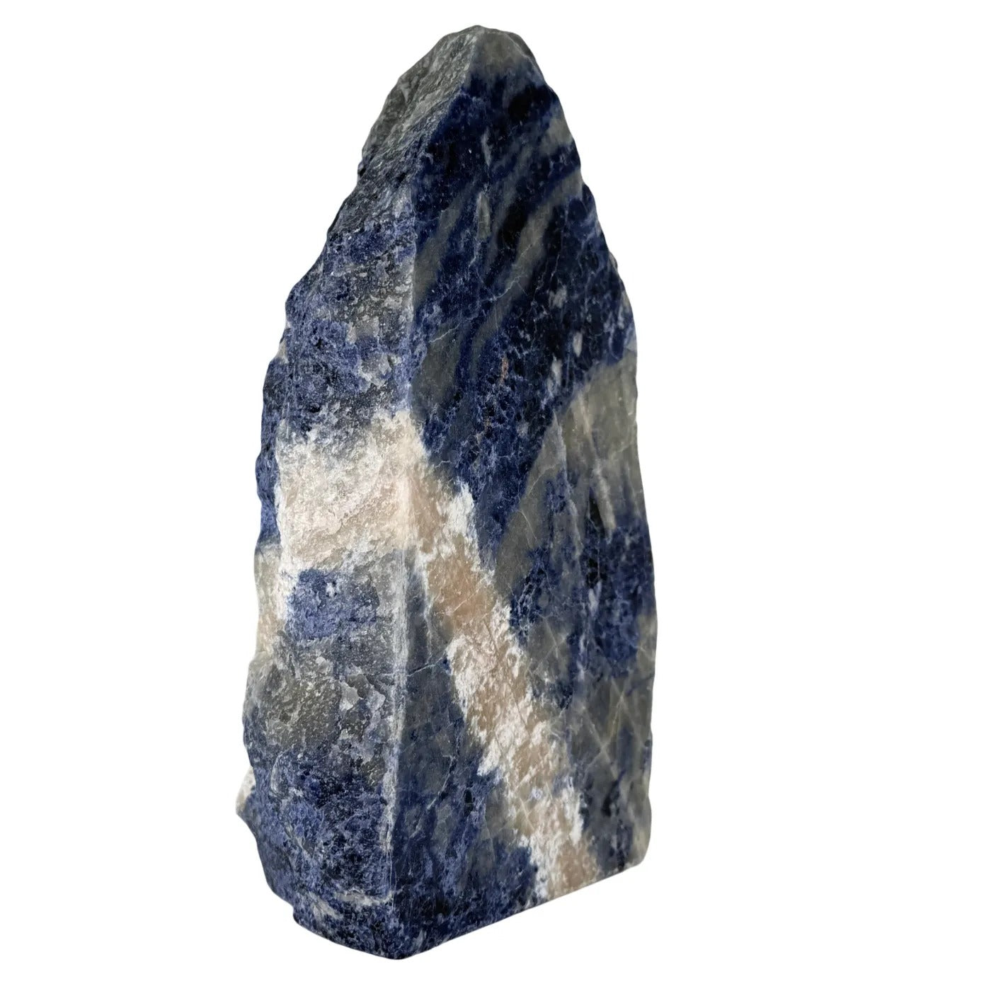 Sodaliet Cut Base uit Brazilië – Gepolijste Edelsteen Decoratie - 2,42 kg