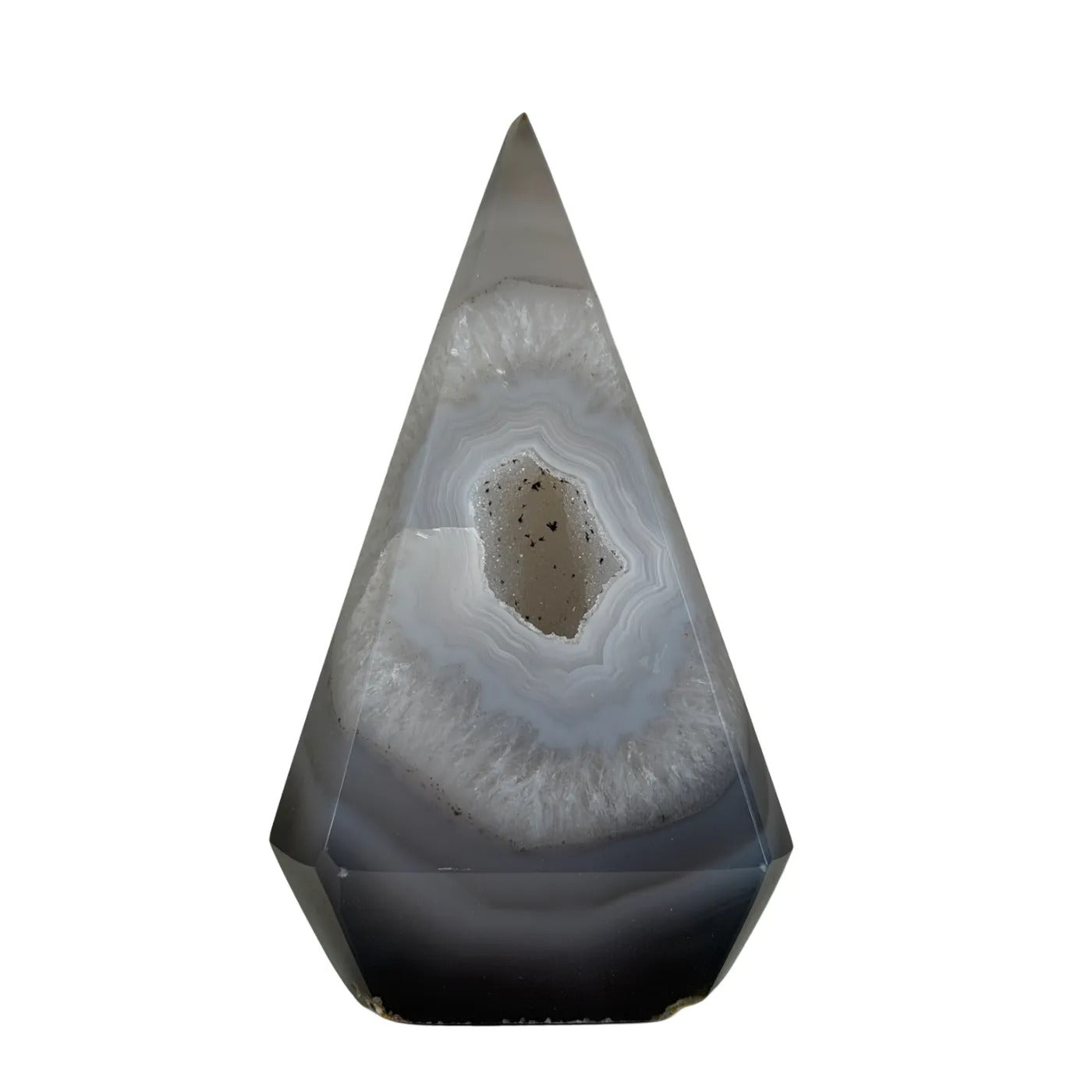 Natuurlijke agaat in diamant vorm #3