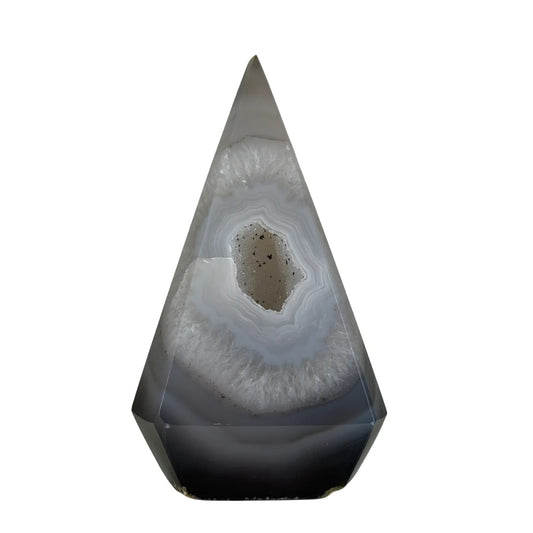 Natuurlijke agaat in diamant vorm #3