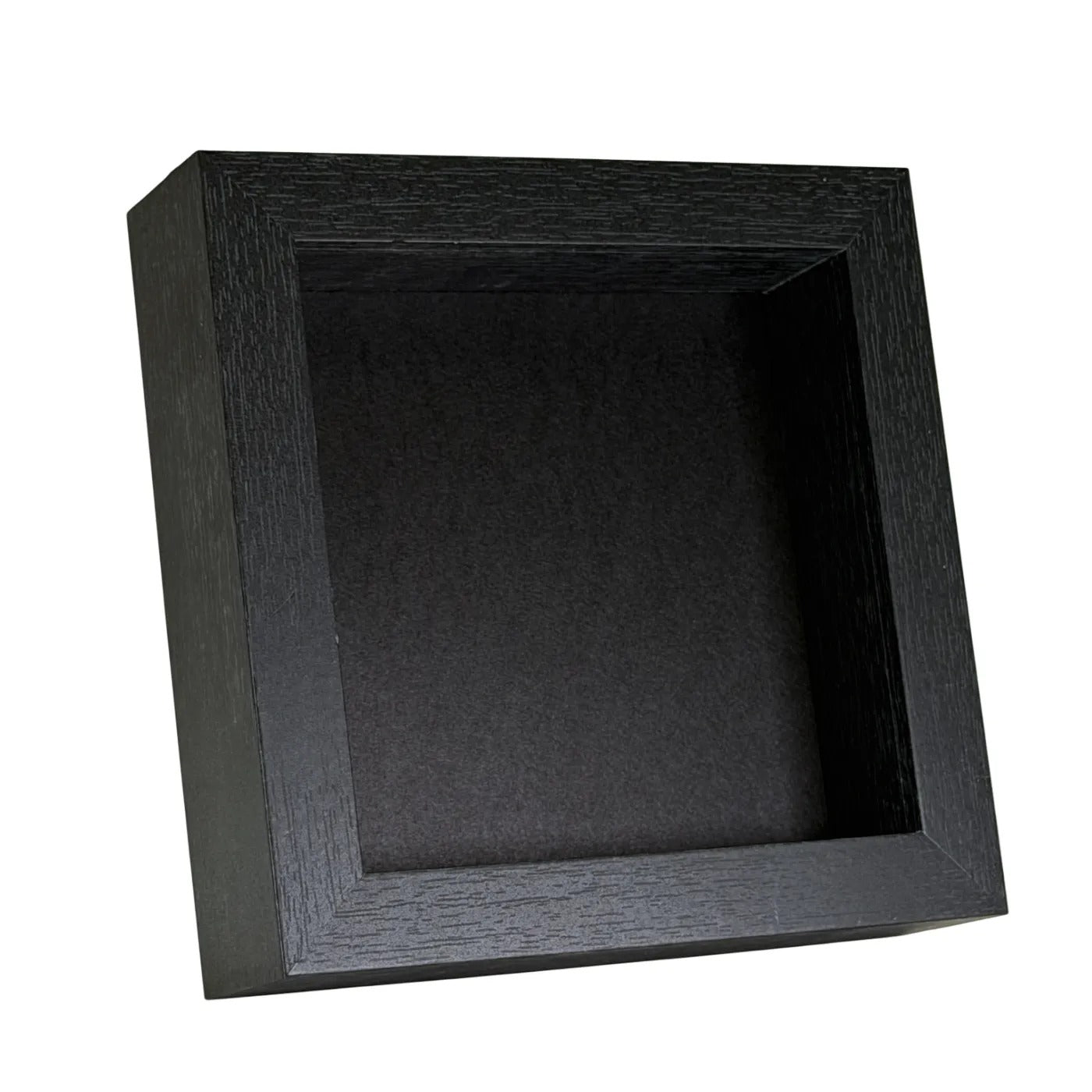 Deep frame 16x16x4.5 cm with white Passe Partout