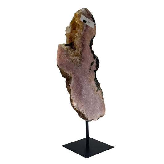 Roze amethist slab op standaard – Brazilië