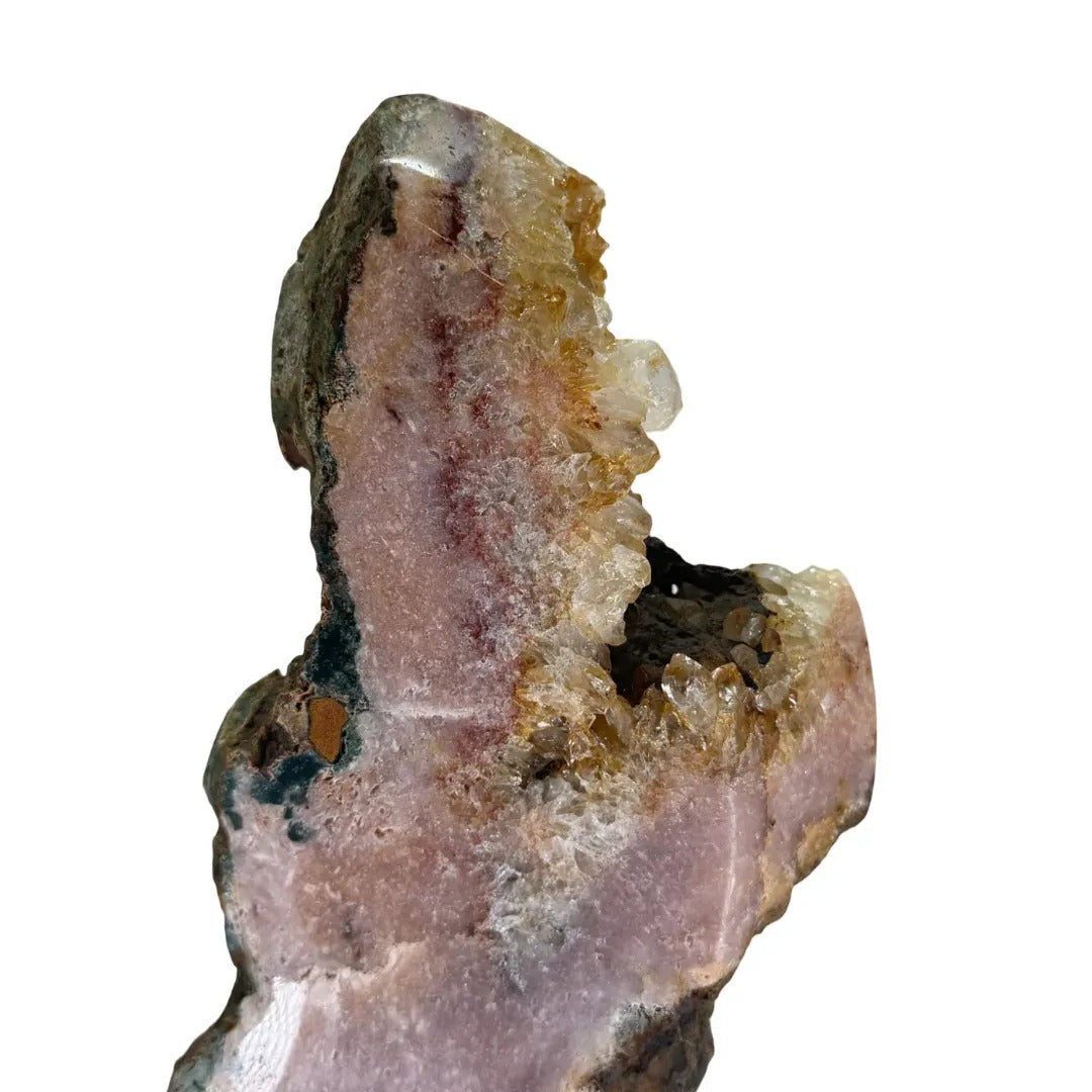 Roze amethist slab op standaard – Brazilië