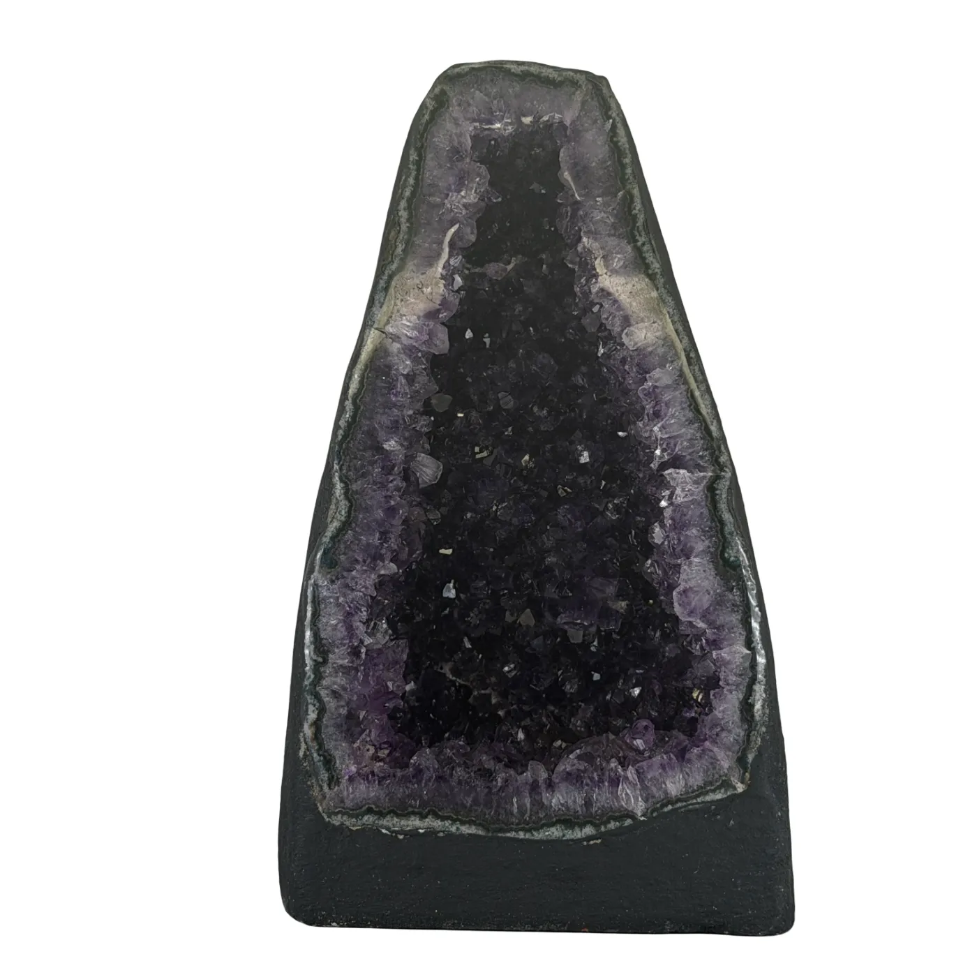 Kleine Amethist Geode Kathedraal uit Brazilië - 2,4 kg