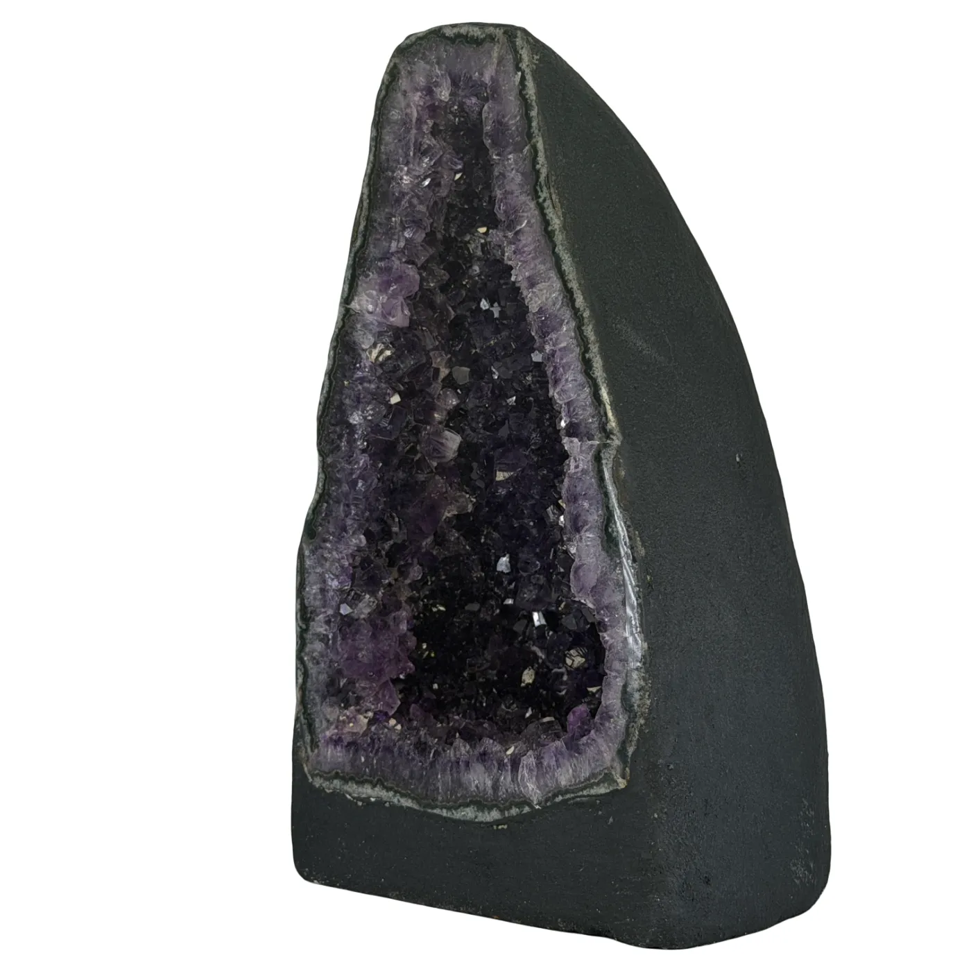 Kleine Amethist Geode Kathedraal uit Brazilië - 2,4 kg