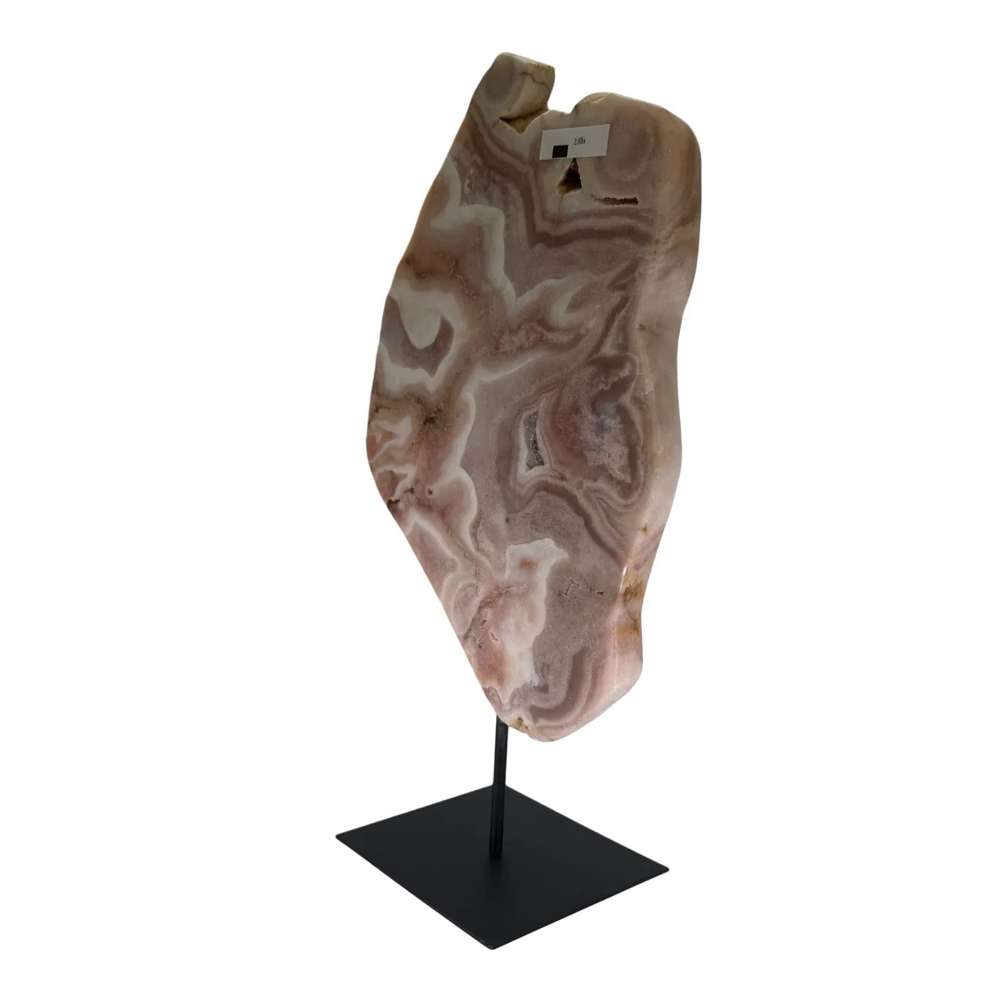 Roze amethist slab op standaard – Brazilië