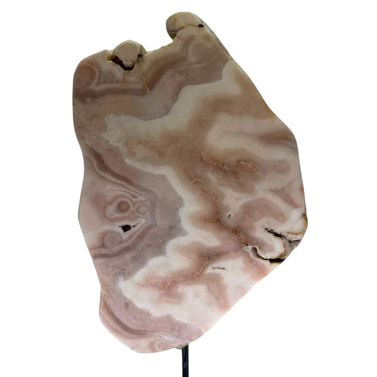 Roze amethist slab op standaard – Brazilië