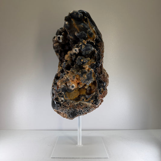 Rotsagaat met Chalcedoon op Voet uit Brazilië – 6,4 kg | 38 cm
