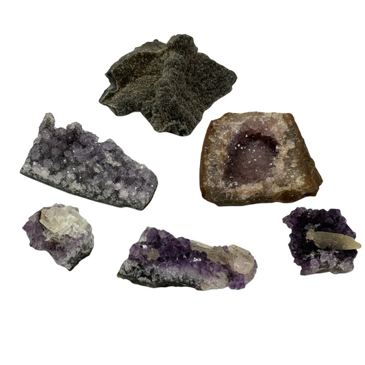 Amethist clusters - speciale formaties - lot 4